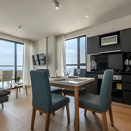 New Beautiful Sea View And Walled 2br Cartagena