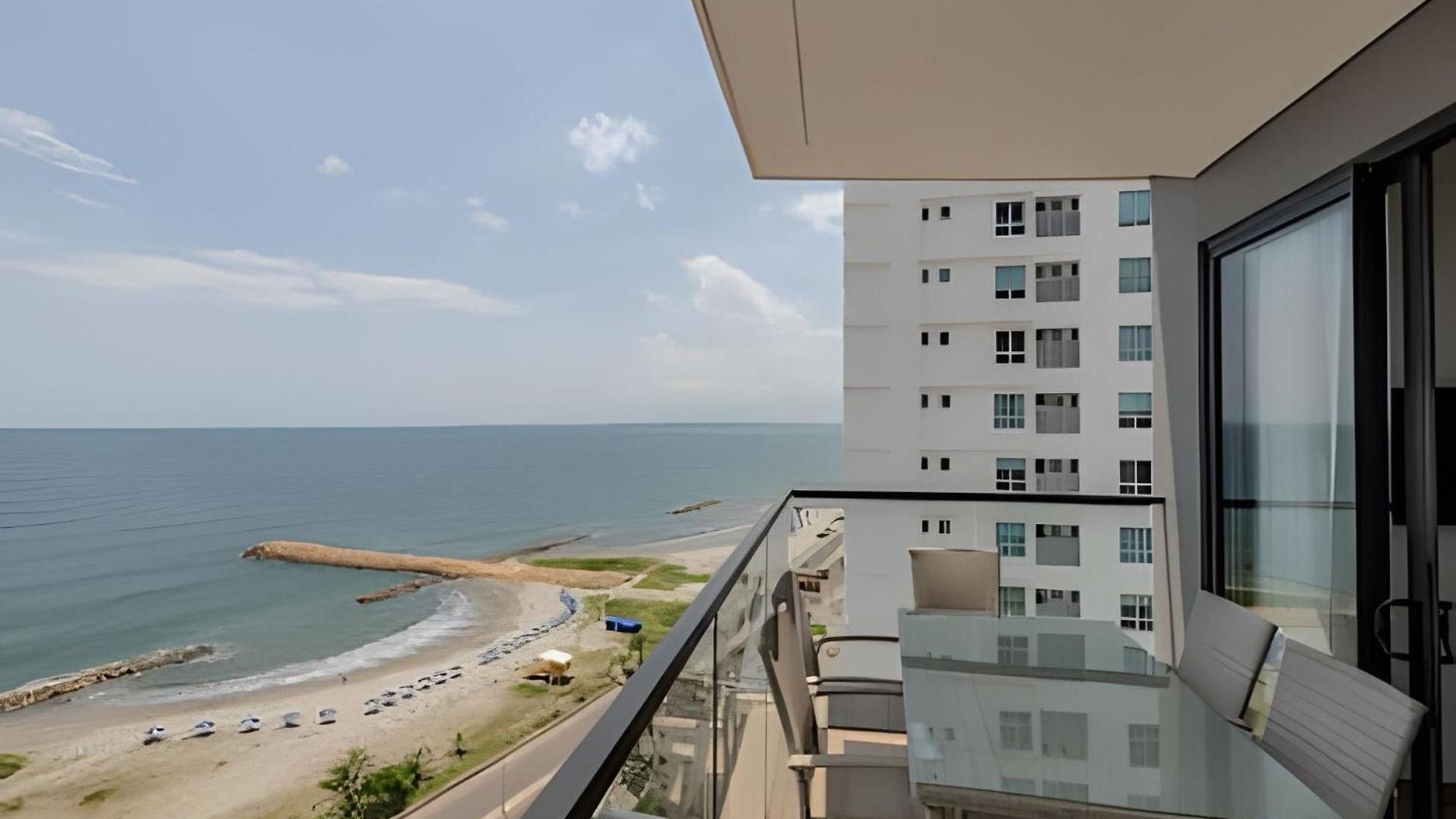New Beautiful Sea View And Walled 2br Apartment Cartagena
