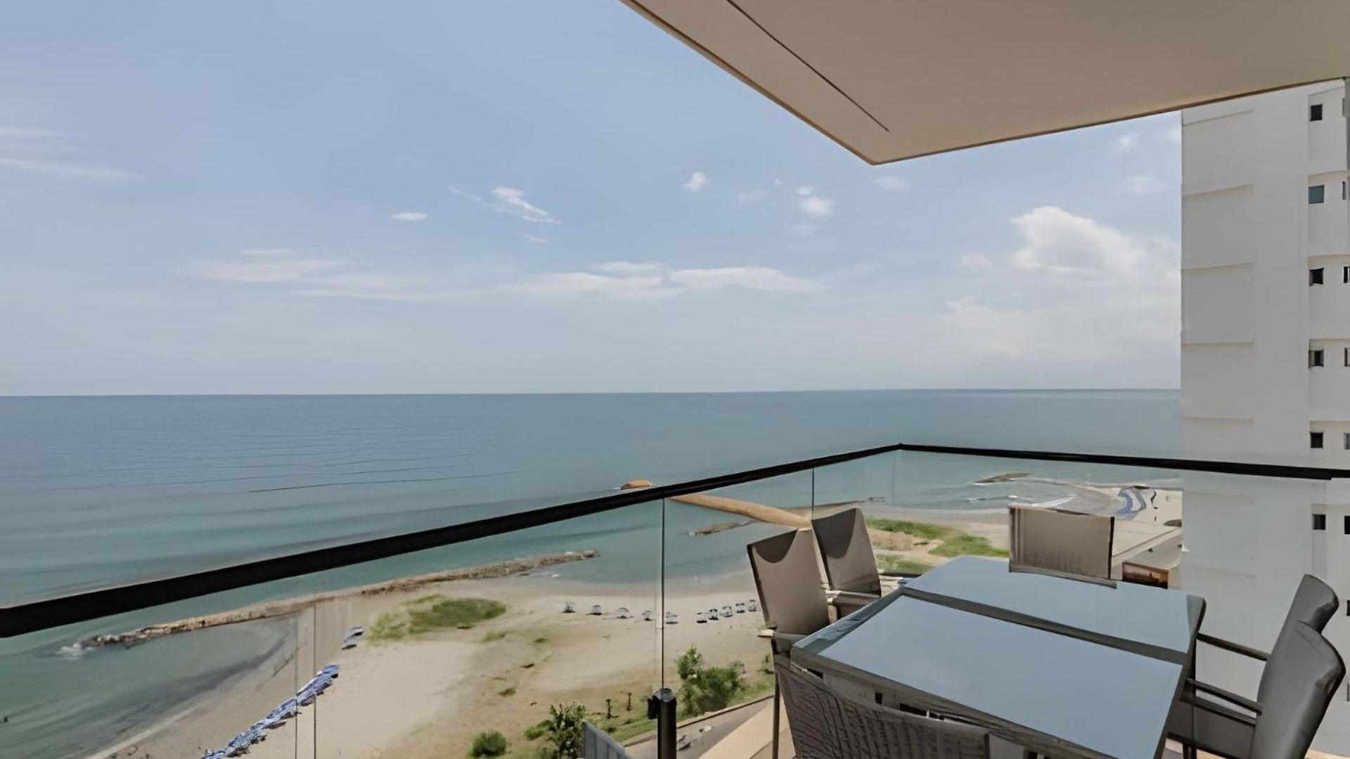 New Beautiful Sea View And Walled 2br Apartment *