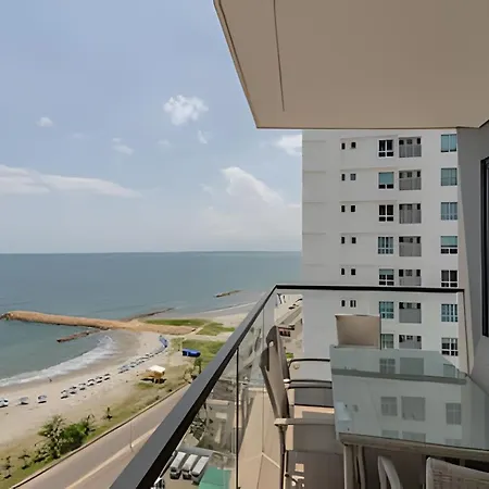 New Beautiful Sea View And Walled 2br Apartment Cartagena