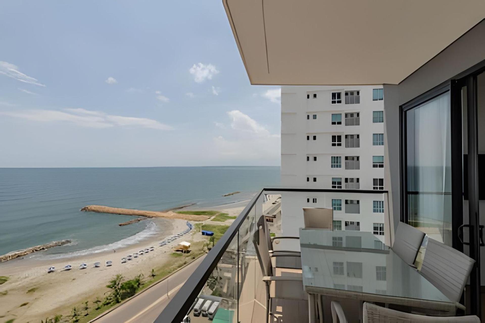 New Beautiful Sea View And Walled 2br Apartamento Cartagena