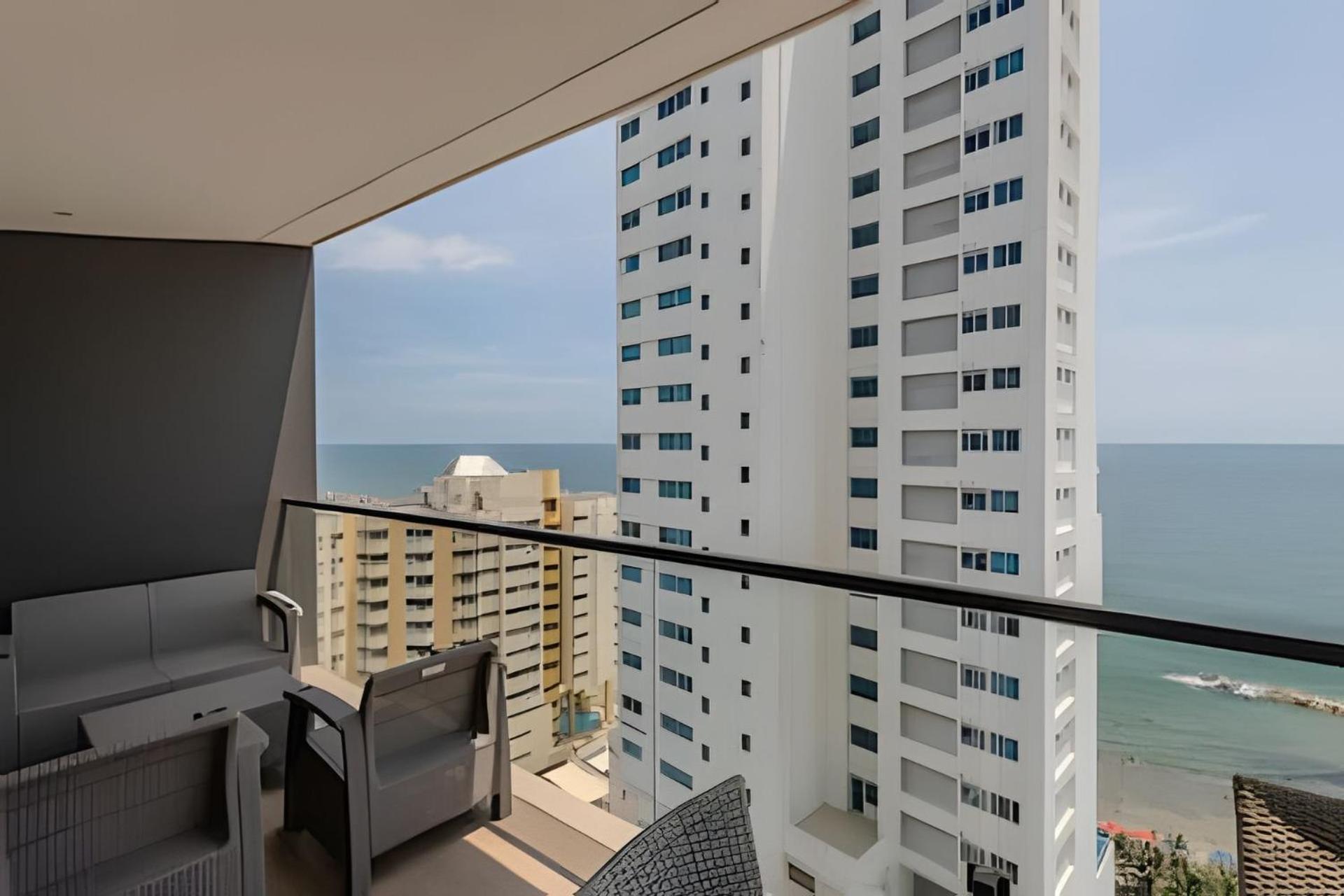 New Beautiful Sea View And Walled 2br Apartamento Cartagena