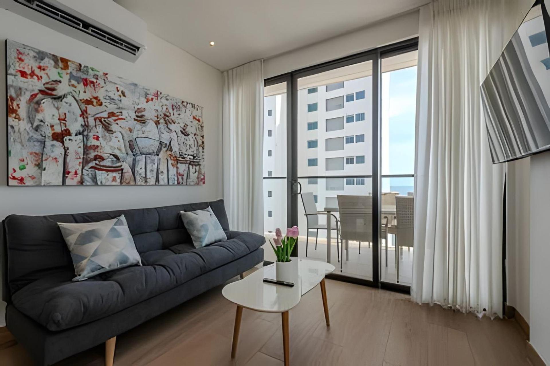 Apartamento New Beautiful Sea View And Walled 2br Cartagena
